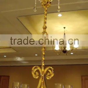 Gold Candle Holder, Wedding Candle Holder thumbnail-1