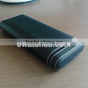 Manufacturer Customize Luxury Watch Box Cigar Style Sliding Watch Case Leather Box thumbnail-3