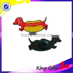 High Quality Dyed Black Bottle Shape Metal Lapel Pin thumbnail-2