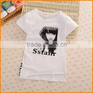 Korean Girls Wear T-shirt New Summer Fashion All-match Korean Children's WeChat Agent thumbnail-2