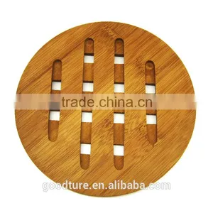 Round Bamboo Placemat Table Mat Coaster Handmade Mats And Pads thumbnail-1