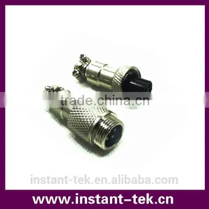 INST 4pin 4 Pole 4 Pin Female Right Angle Metal Connector thumbnail-2