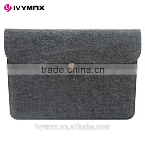 IVYMAX New Design Dark Grey Sleeve Case Cover Ultrabook Netbook Laptop Sleeve Bag for 9.7 Inc Ipad Pro thumbnail-1