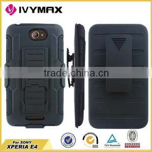 Holster Robot Combo Case for Sony E4 3 Piece Case Wholesale thumbnail-1