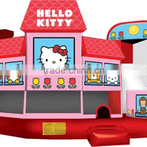 Hello Kitty Kids Inflatable Bounce House for Sale Quality Choice thumbnail-1