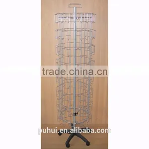 Qualified Metal Revolving Floor Card Stand From China thumbnail-3