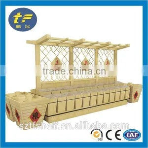 2014 Hot Sale Good Rice Supermarket Wooden Shelf thumbnail-1