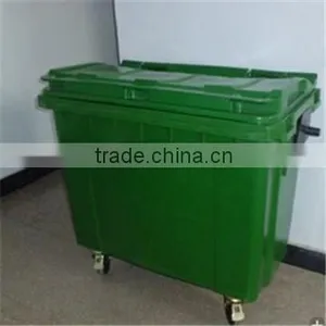 Outdoor 660liter Garbage Bin With 4 Wheels thumbnail-1