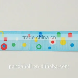 1" Polyester Printed Grosgrain Ribbon, 50yards/roll(SRIB-S010-25mm-4) thumbnail-1