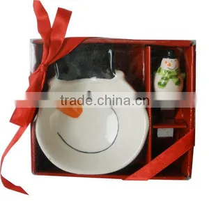 Ceramic Christmas Decoration Bowl and Spreader thumbnail-1