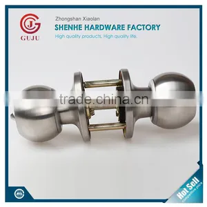 Front Door, Privacy, Passage, Bathroom Tubular Easy Installation Knob Lock With Brass Keys Quality Choice thumbnail-1