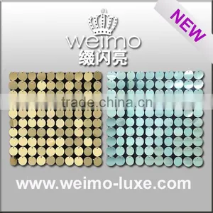 2014 New Sequin Disc PVC Panel for Cafe Wall Decor thumbnail-1