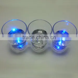 60ml Small Drinking Glass Pouring Water Shiny LED Spirits Cup thumbnail-1