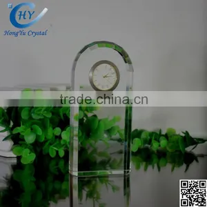 Cheap Simple Transparent Crystal Table Clock thumbnail-3