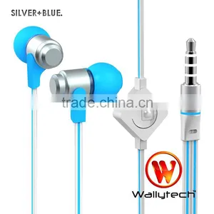 Wallytech WHF-116 Metal Earphones For Iphone For Samsung thumbnail-1