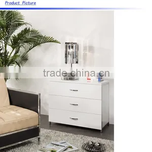 Modern Double Layer Glass Wooden Tea Table thumbnail-3