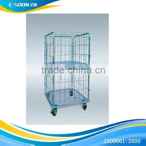Library Steel Pallet Show Cage Rack Trolley thumbnail-3