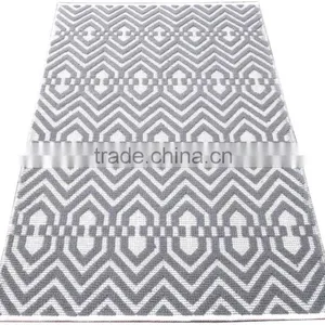 Modern Design Flat Weave 100% Wool Rug thumbnail-2