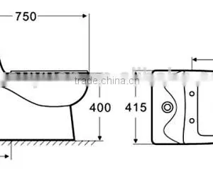 Y092 One-piece Toilet Amaze One Piece Ceramic Bathroom Toilet thumbnail-2