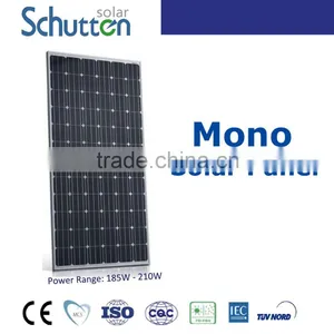 Top Choice!MONO-crystalline Solar Panel / Solar Module 185W 190W 195W 200W 205W 210W With TUV/IEC Certification thumbnail-2