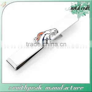 OEM/ODM Service Custom Silver School Tie Bar / Tie Pin / Metal Tie Clip thumbnail-1