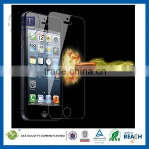 C&T Hot Sale NEW 9H 0.2mm Color Tempered Glass Screen Protector for Iphone 5 thumbnail-2
