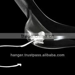 Transparent Plastic Durable Jacket Hanger for Bedroom Furniture thumbnail-1