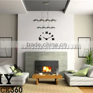 Creative Wall Clock With Butterfly and Bird thumbnail-2