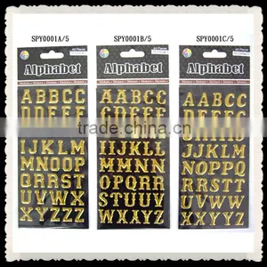 Hot Sale Hign Quality Metal Sponge Puffy Sticker thumbnail-4