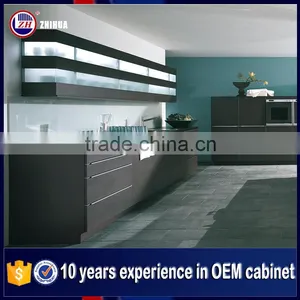 Guangzhou Zhihua Manufacture MDF Simple Designed Particle Board Kitchen Cabinets thumbnail-3