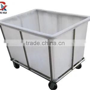 500L Used Plastic Laundry Carts With Wheels Made in China thumbnail-1