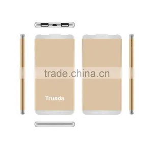 Ultra Thin 100% Full 5000mAh Portable External Charger Power Bank for Cell Phone thumbnail-2
