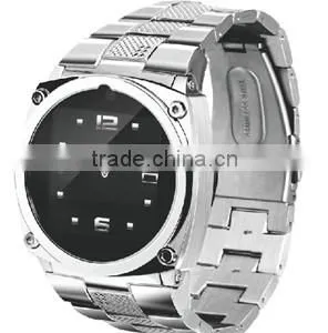 Water Proof Stainless Steel Watch Mobile Phone TW818 for Men thumbnail-1