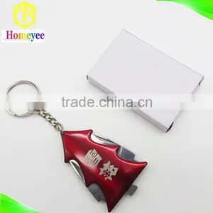 Holiday Sale Promotional Christmas Tree Shaped Cute Retractable Key Chain thumbnail-6