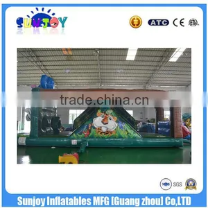 SUNJOY 2016 New Designed Giant Inflatable Obstacle Course, Inflatable Bouncer Obstacle, Obstacle Slide for Sale thumbnail-1