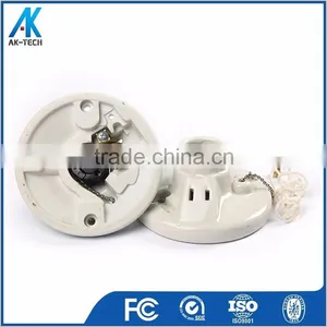 Electronic Lamp Holder Ceramic E27 Ceiling Light Base Wire Switch thumbnail-1