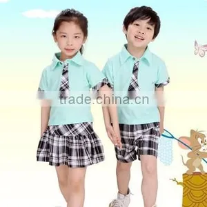 China Manufacturers Kids Clothes Summer Primary School Uniform Designs thumbnail-3