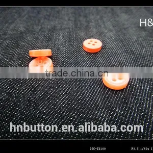 16L Flatback 4 Hole Pearl Effect Resin Button thumbnail-1