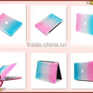 Three Colors Gradient Matte Case for Waterproof Laptop Case for Macbook Pro thumbnail-1