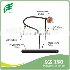 High Quality Turbulent Flowing Online Irrigation Pressure Compensating Adjustable Dripper thumbnail-6