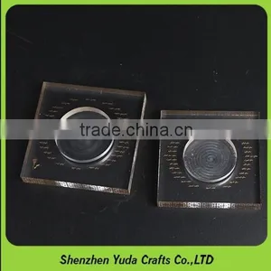 Engraved Plexiglass Block CNC Router Acrylic Custom Finished Clear Acrylic Prototype Parts thumbnail-6