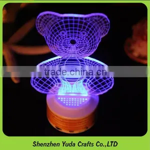 Factory Direct Selling High Quality Acrylic Small Night Light Christmas Lamp thumbnail-5