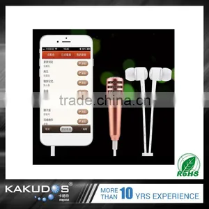 Mini Mobile Phone Karaoke Portable Speaker Handheld Microphone thumbnail-6