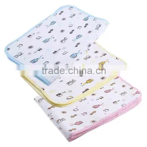 Cartoon Printed Cotton Terry Waterproof Diaper / Custom Urinal Mats thumbnail-1