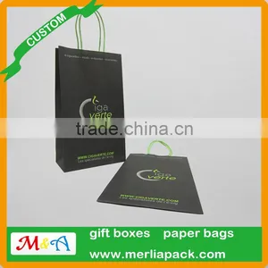 Electronics Kraft Paper Packaging Bags Mods E-cigarette Liquid Accessoires Luxury Paper Twisted Handle Bag thumbnail-2
