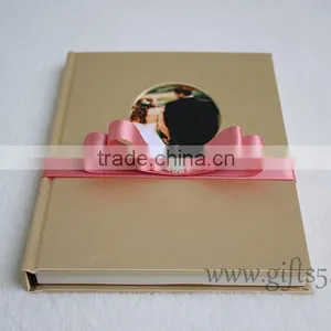 Gold Wedding Guest Book With Photo Frame thumbnail-4