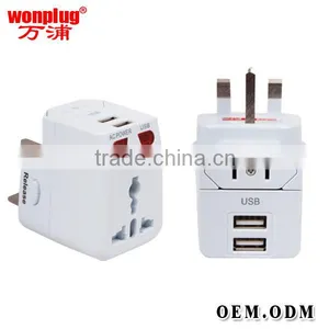New Patent All in One Usb Taiwan Travel Adaptor With Many Colors and Low Price thumbnail-2