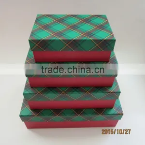 Rectangular Elegant Paper Gift Box Set With Ribbon thumbnail-5