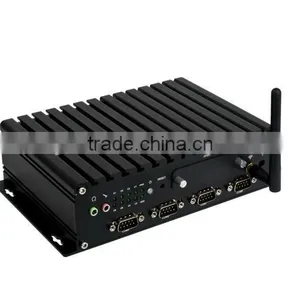 Intel Atom N2600/2800 Fanless Industrial PC NIS-928 Embedded Box PC Barebone System thumbnail-1