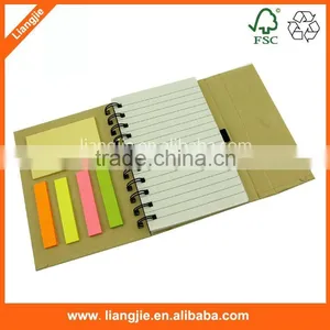 Kraft Cover Spiral Eco-friendly Notebook With Pen thumbnail-3